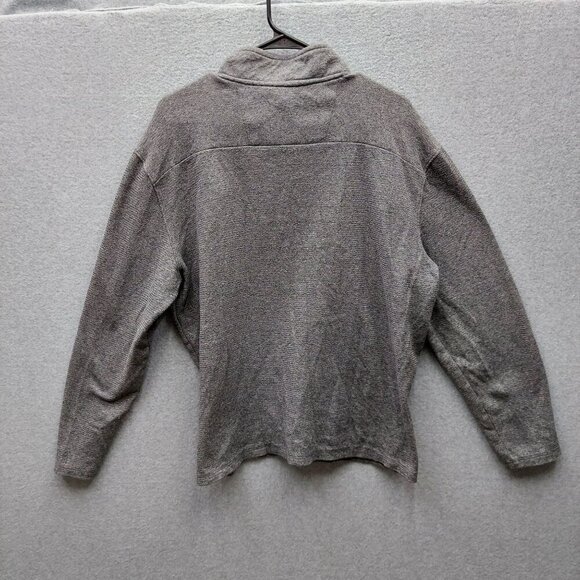 Calvin Klein Mens Half-Zip Pullover Sweater Gray XL 100% Cotton Made In Vietnam - Picture 3 of 6